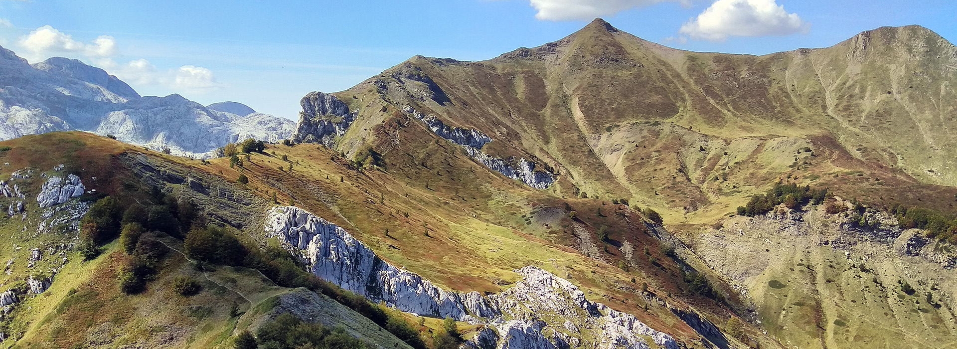 The Peaks of the Balkans walking guided holiday - View on Talijanka