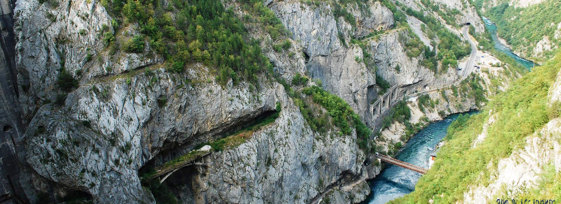 Cycling Balkans guided holiday - Piva canyon