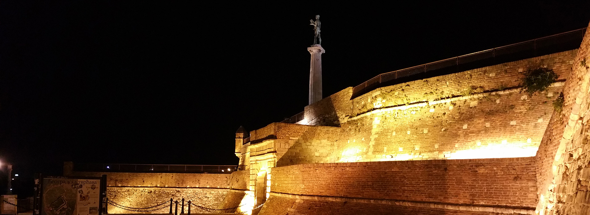 Walking Serbia guided holiday - Belgrade - Statue of the Victor